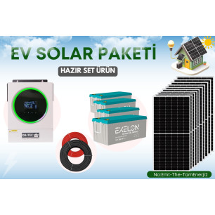 9.6 kWh Güneş Enerji Seti Tam Kapsamlı Enerji Sistemi 9.6 kWh Güneş Enerji Seti Tam Kapsamlı Enerji Sistemi